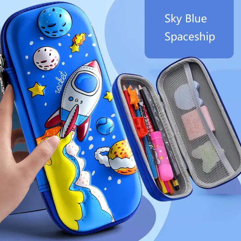 Waterproof 3D Cartoon Pencil Case for Kids