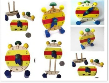 Timely Play Wooden Stroller Clock