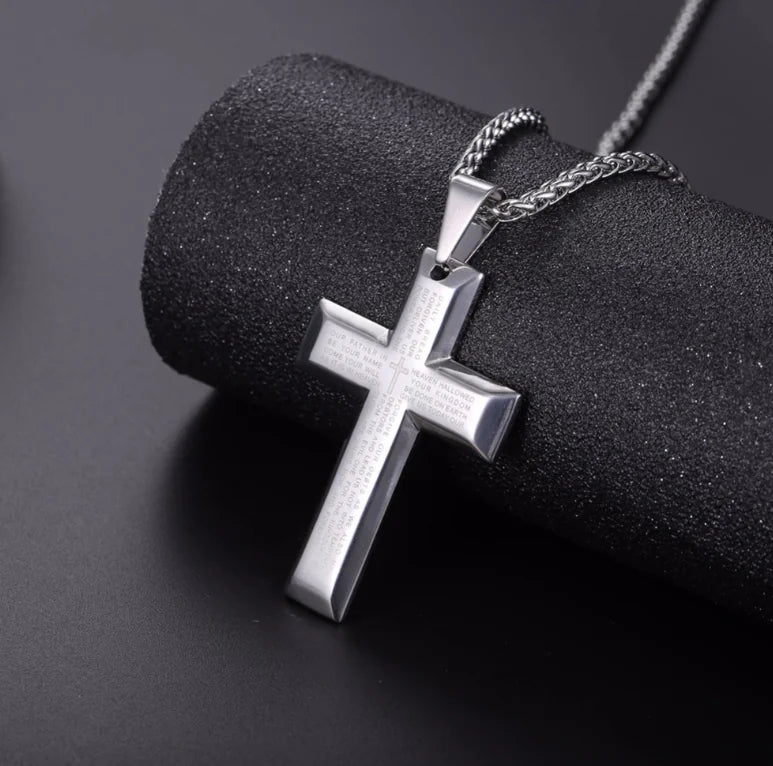 Faithful Cross & Scripture Necklace