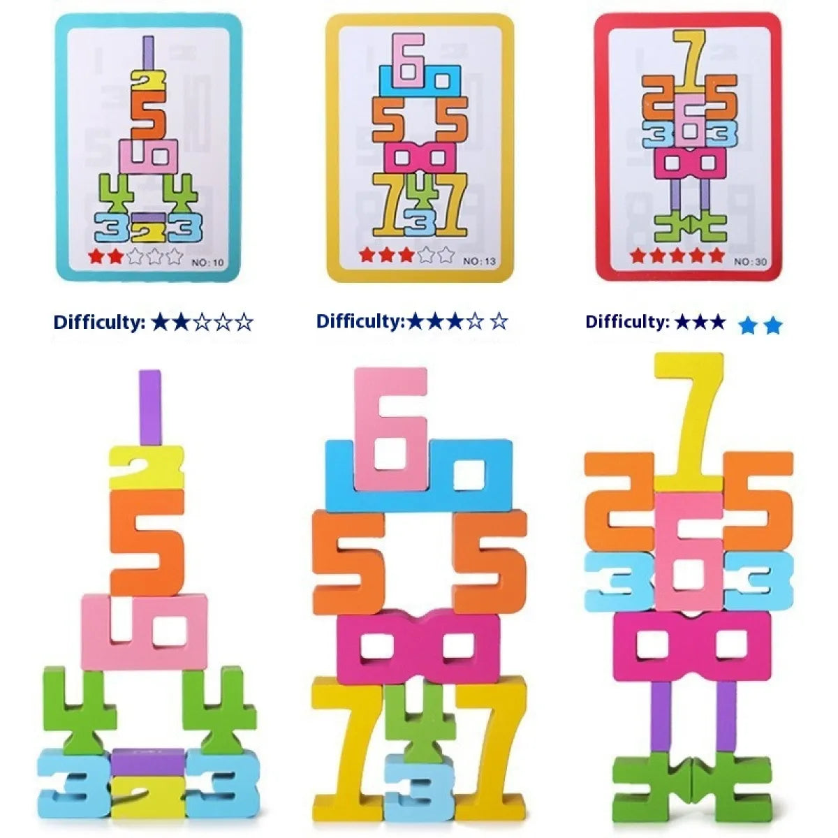 Educational Wood Number Kit