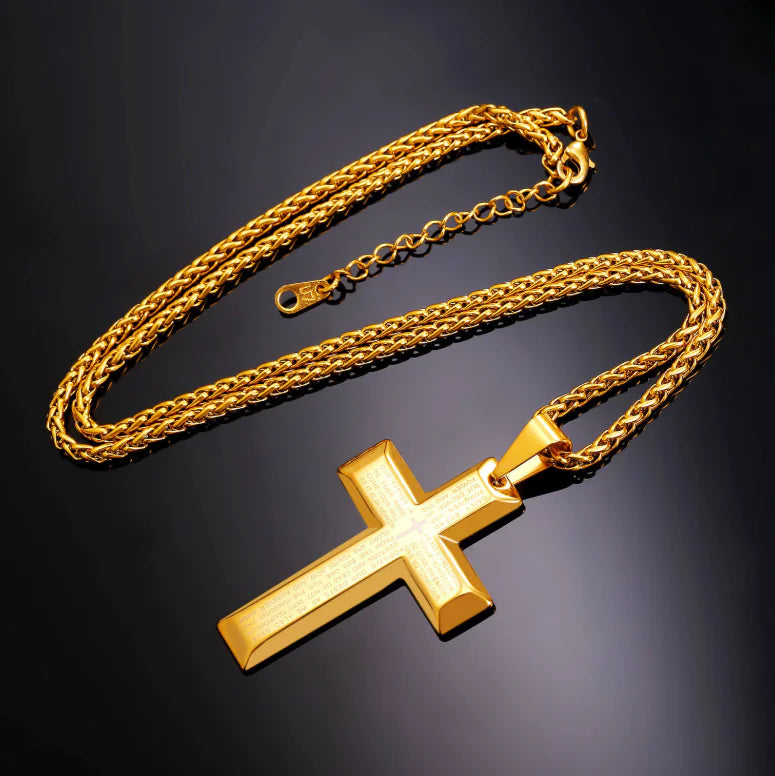 Faithful Cross & Scripture Necklace