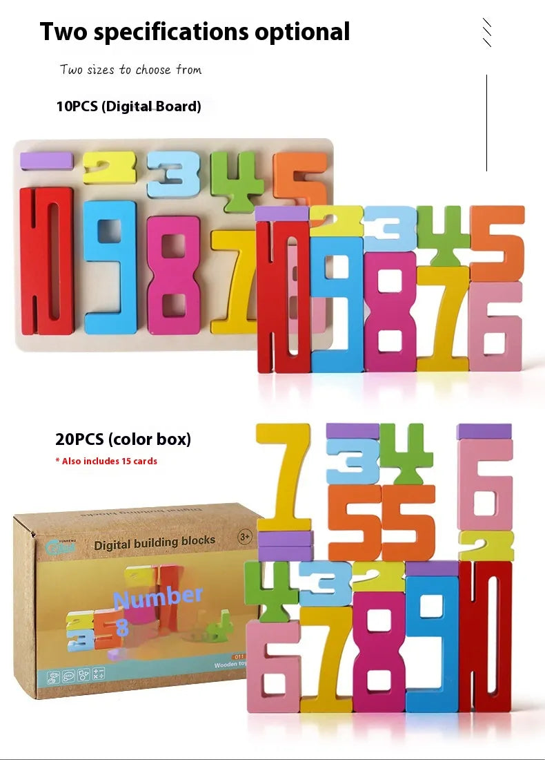 Educational Wood Number Kit
