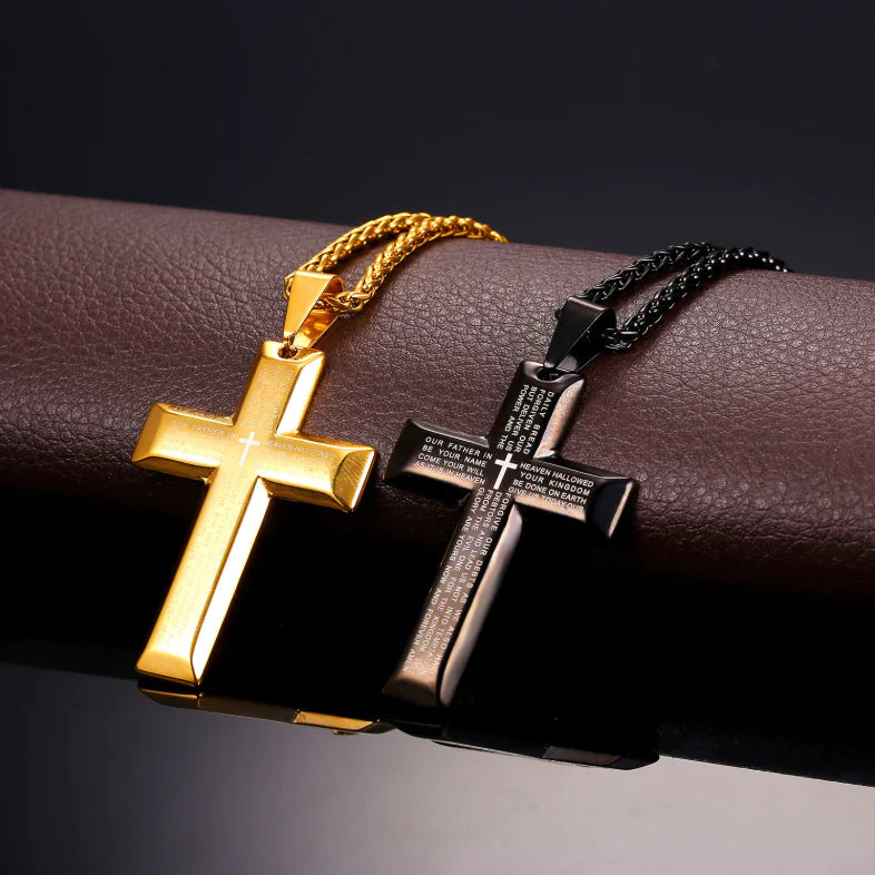 Faithful Cross & Scripture Necklace