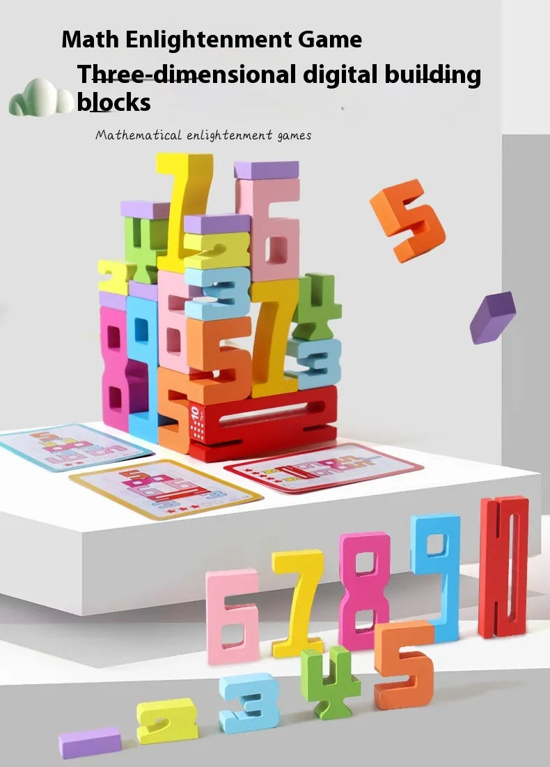 Educational Wood Number Kit