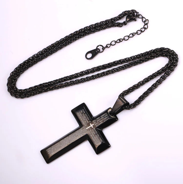 Faithful Cross & Scripture Necklace