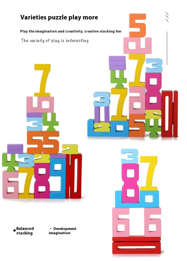 Educational Wood Number Kit