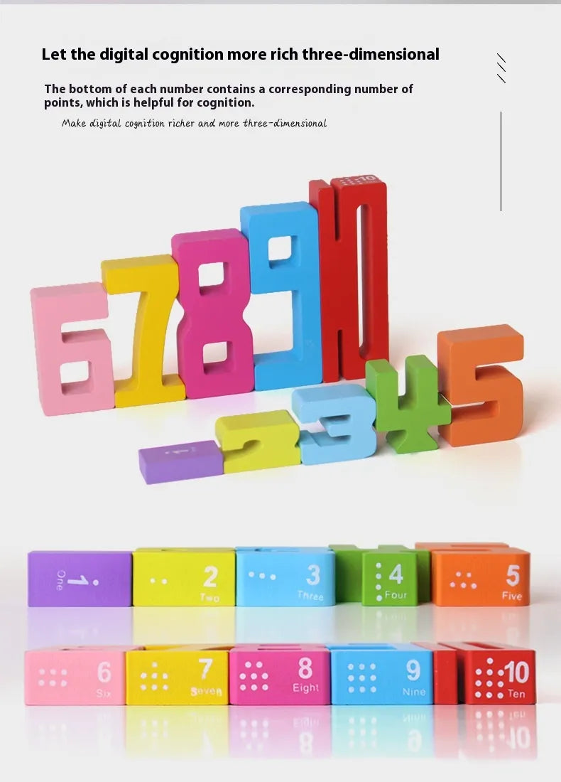 Educational Wood Number Kit