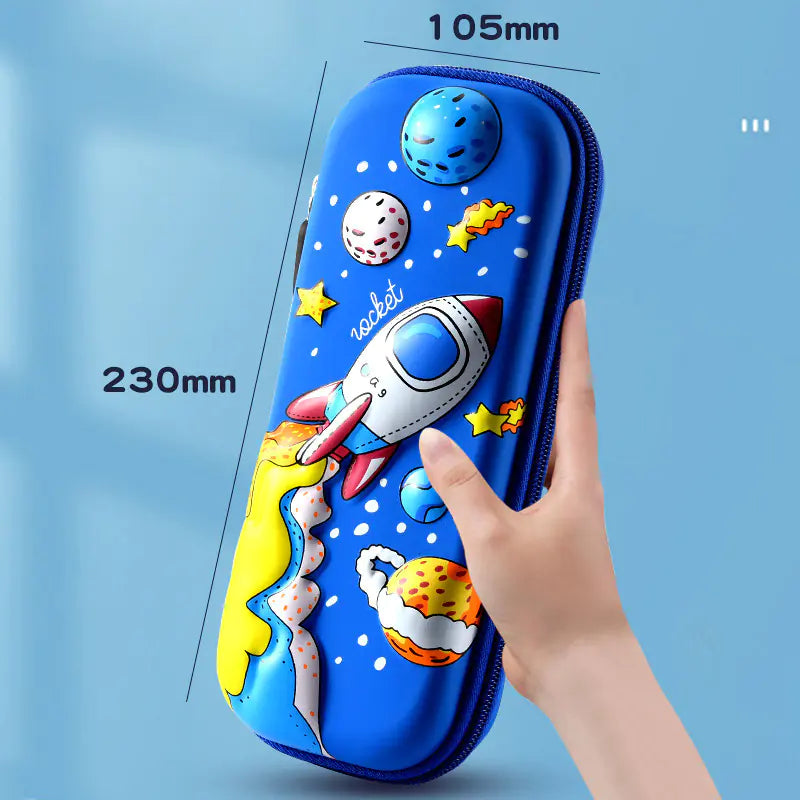 Waterproof 3D Cartoon Pencil Case for Kids