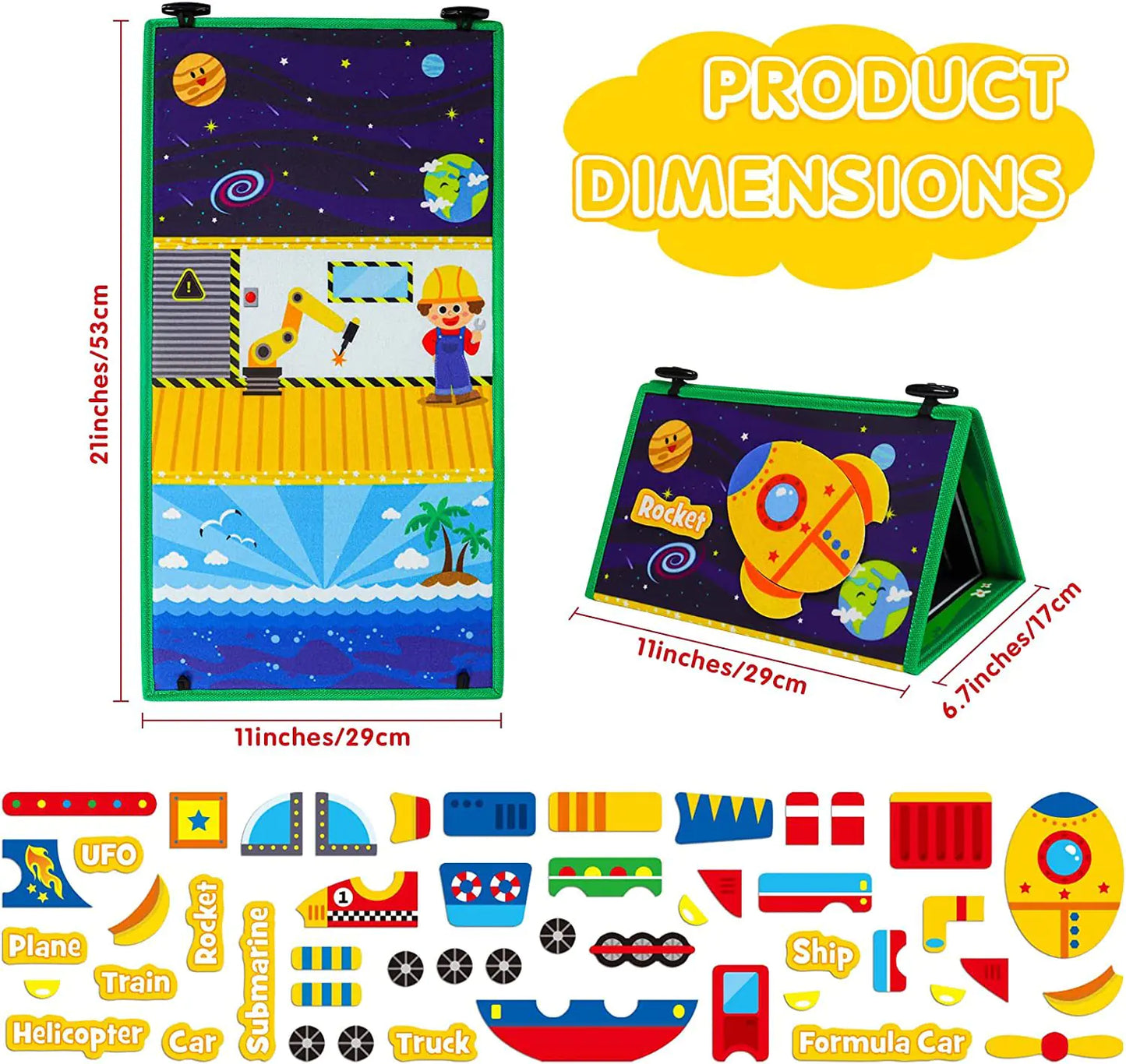 Kids' Discover & Learn Board - Educational Toy