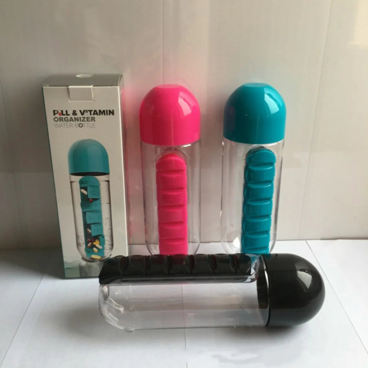 Hybrid Pill Bottle-Water Cup 600ml