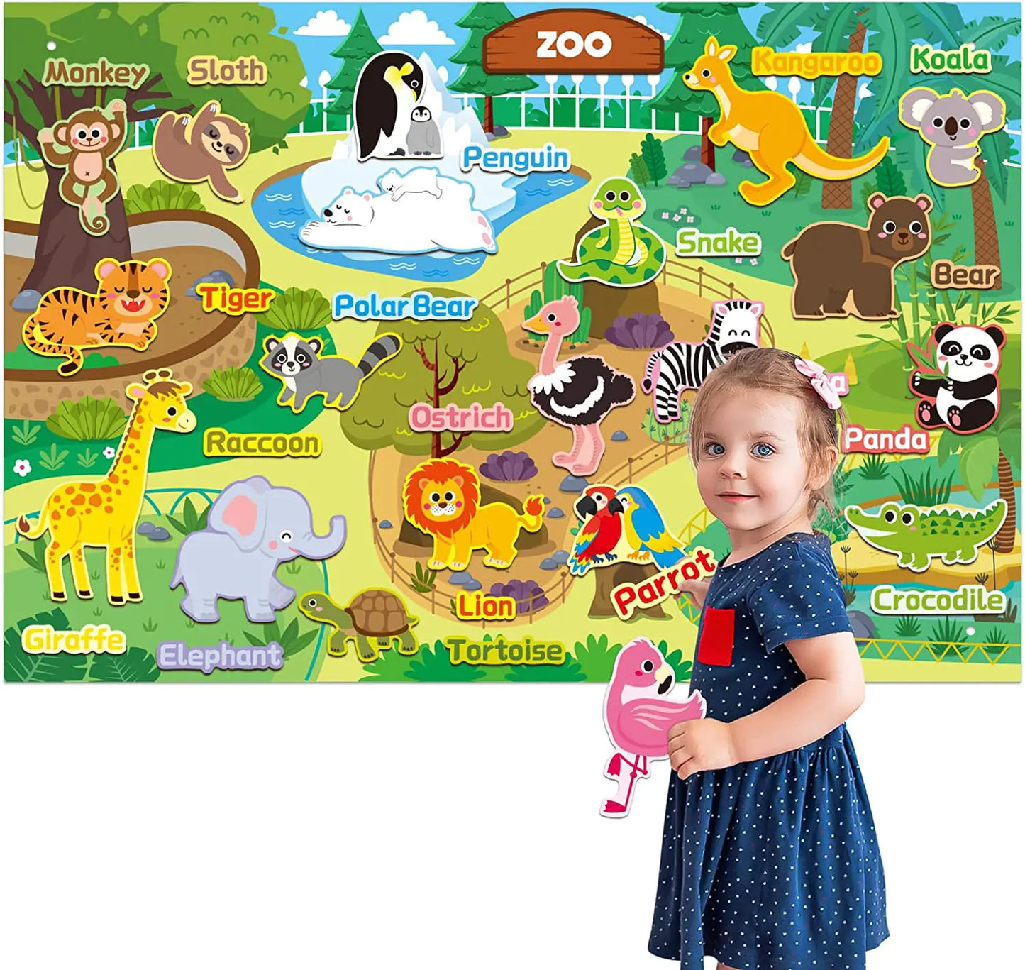Kids' Discover & Learn Board - Educational Toy