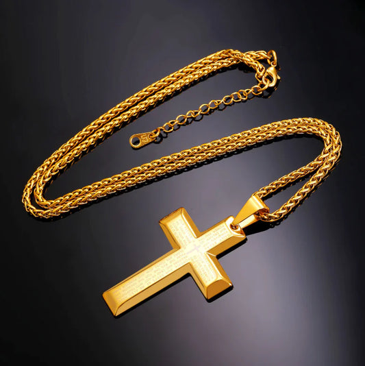 Faithful Cross & Scripture Necklace