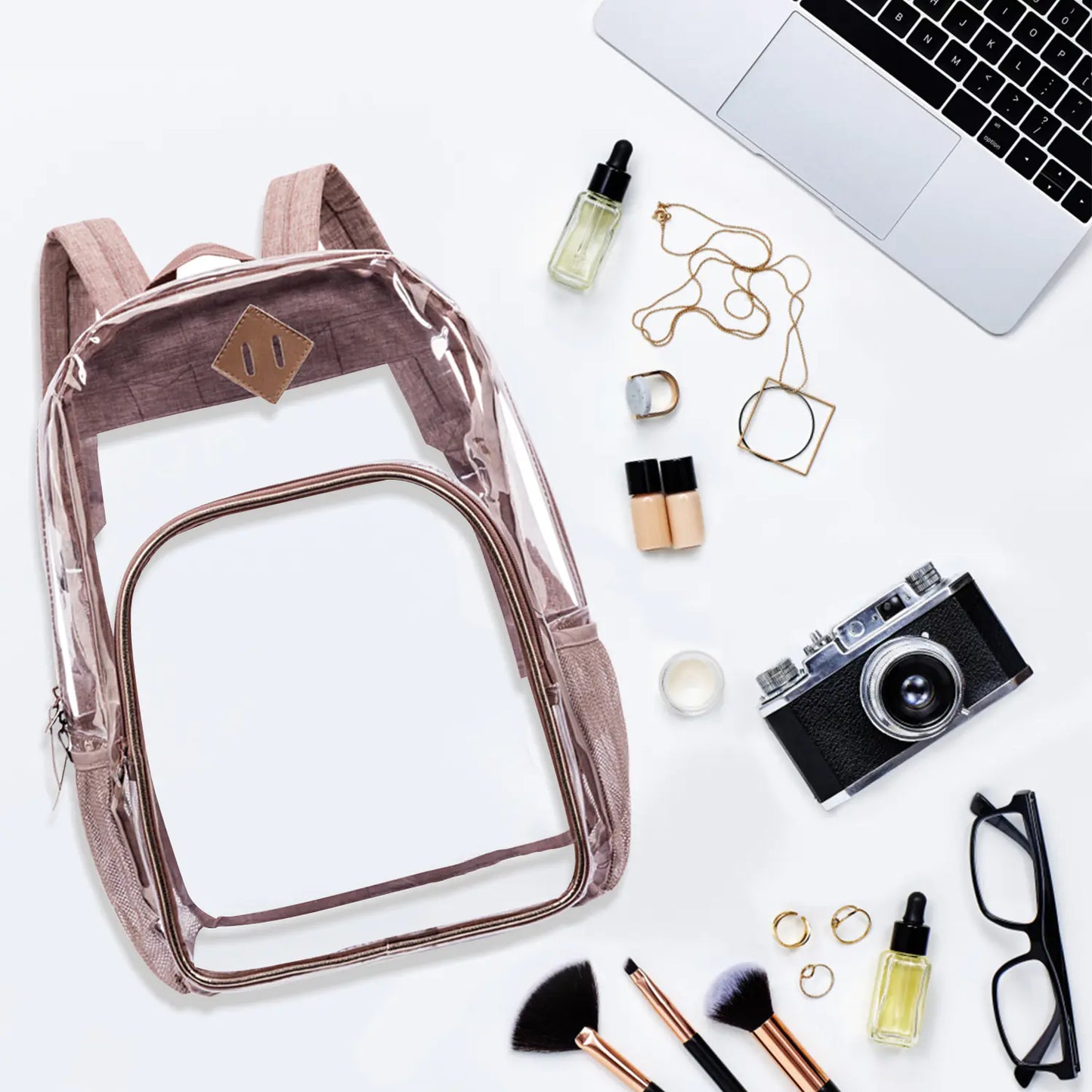 Clear Large-Capacity Waterproof Backpack