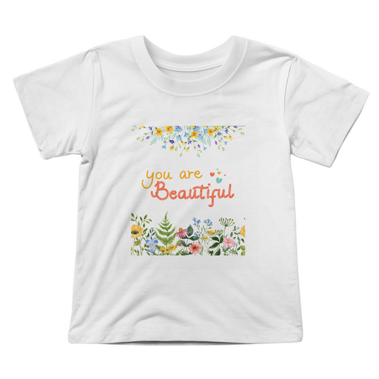 You Are Beautiful Toddler Tee