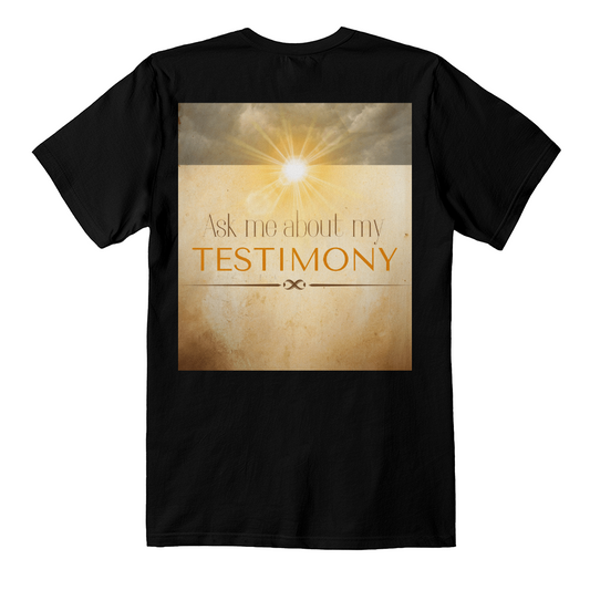 My Testimony Back Print T-shirt
