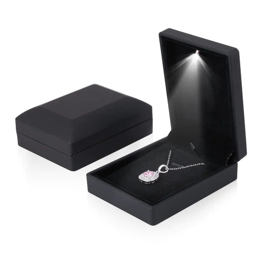LED Lighted Pendant/Necklace Box(Black)