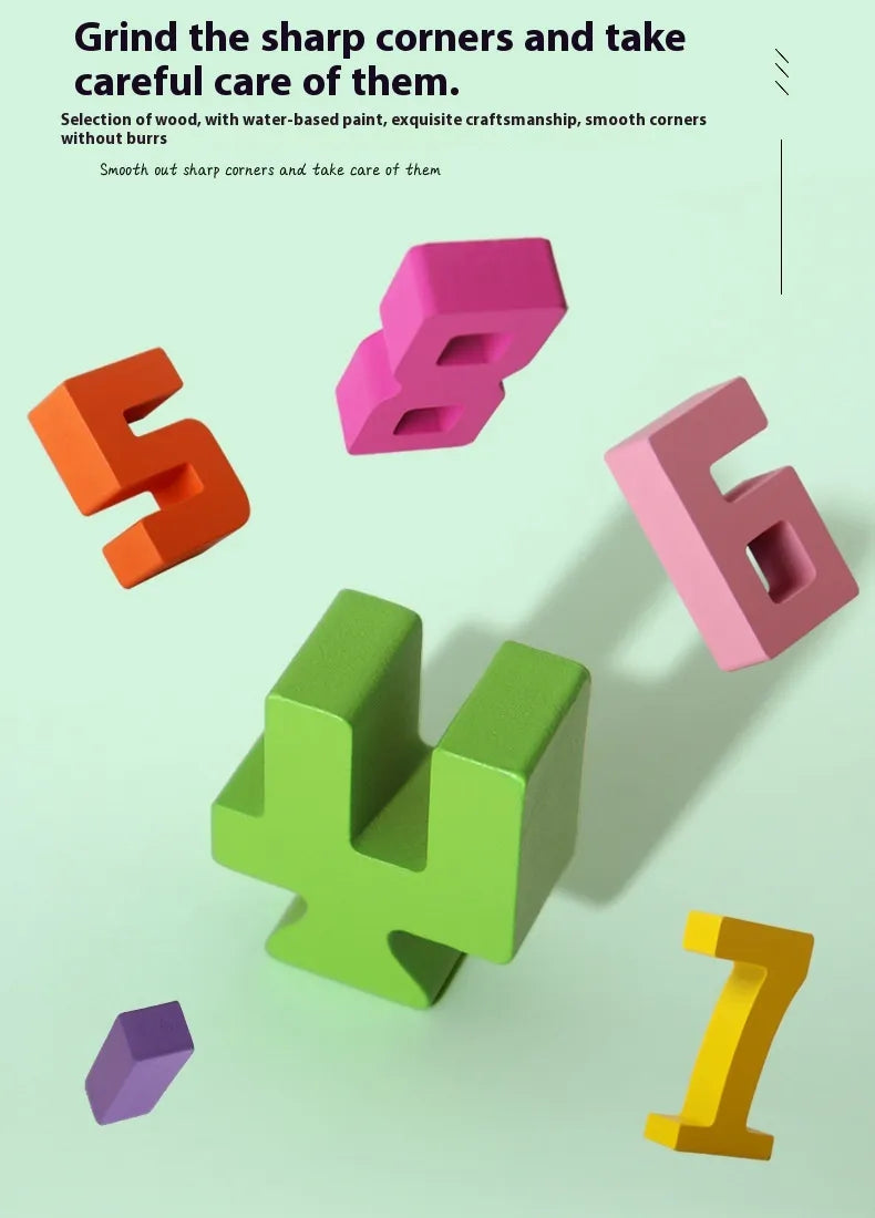 Educational Wood Number Kit
